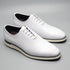 Genuine Leather White Whole-Cut Oxfords Men's Formal Dress Shoes